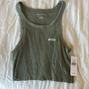 American Eagle crop tank top